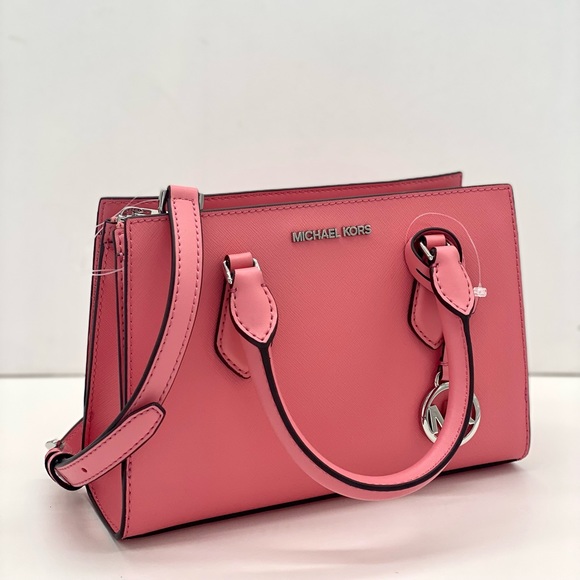 Michael Kors Small Sheila Center Zip 
Satchel Crossbody Bag - Picture 9 of 13